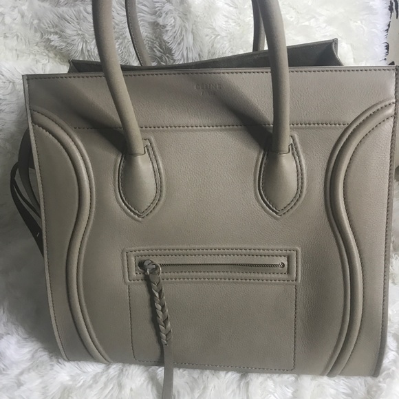 Authentic Celine Large Taupe Phantom Bag - Picture 3 of 8